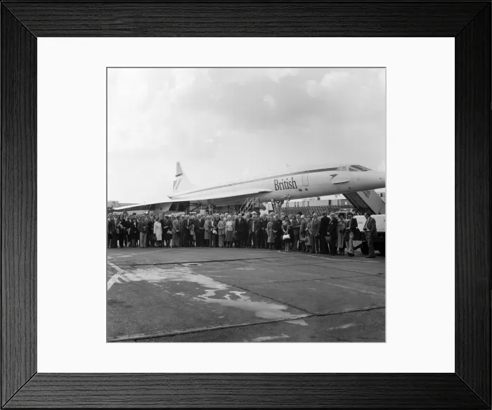 Framed Print : Eight members of the Royal Flying Corps went on a Concorde flight from Heathrow Airport Framed Print : Eight members of the Royal Flying Corps went on a Concorde flight from Heathrow Airport