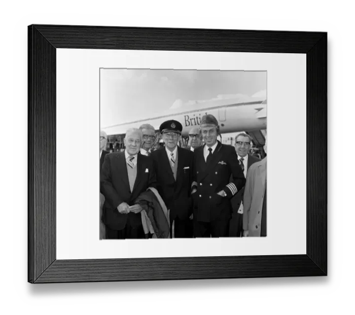 Framed Print : Eight members of the Royal Flying Corps went on a Concorde flight from Heathrow Airport Framed Print : Eight members of the Royal Flying Corps went on a Concorde flight from Heathrow Airport