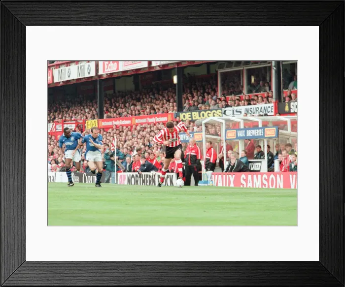 Framed Print : Sunderland 3-0 Everton, Premier league match at Roker Park Framed Print : Sunderland 3-0 Everton, Premier league match at Roker Park
