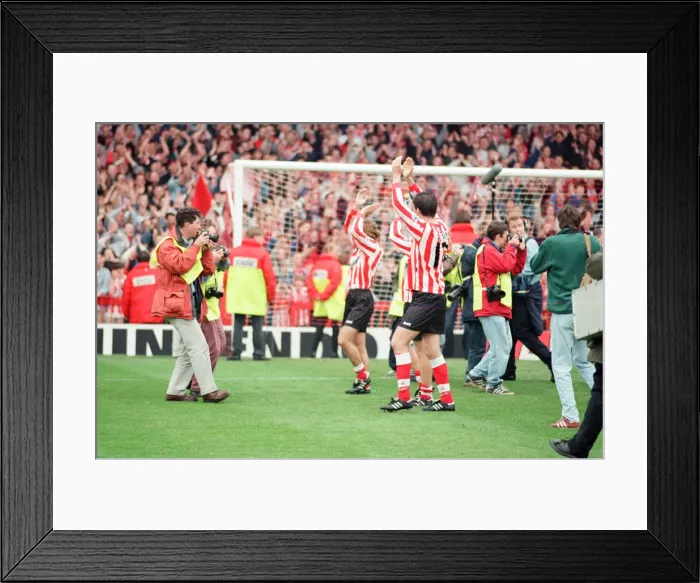 Framed Print : Sunderland 3-0 Everton, Premier league match at Roker Park