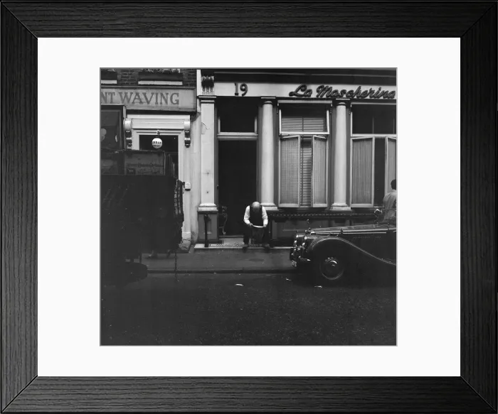 Framed Print : General view of Frith Street, Soho, London, 26th June 1956 Framed Print : General view of Frith Street, Soho, London, 26th June 1956