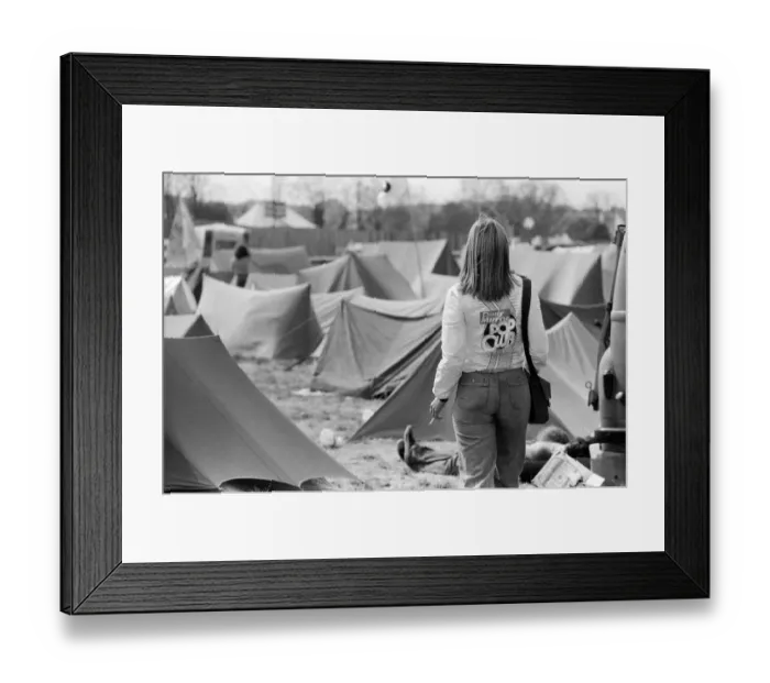 Framed Print : The Reading Festival held at Little Johns Farm. 27th August 1976 Framed Print : The Reading Festival held at Little Johns Farm. 27th August 1976
