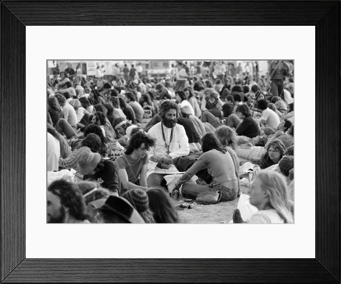 Framed Print : The Reading Festival held at Little Johns Farm. 27th August 1976 Framed Print : The Reading Festival held at Little Johns Farm. 27th August 1976