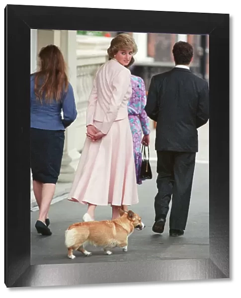 HRH Princess Diana, The Princess of Wales attends The Queen Mother