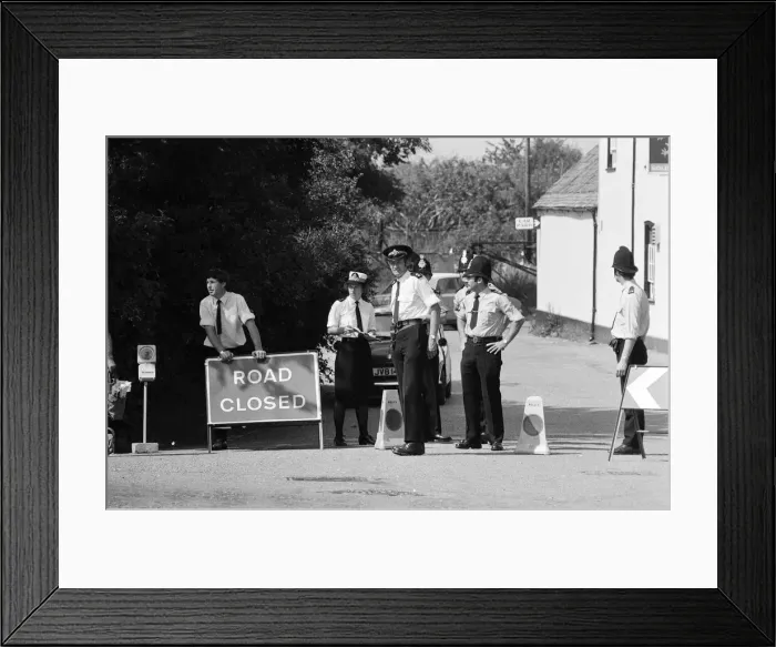 Framed Print : The Seasalter Pop Festival, Kent. 28th August 1976