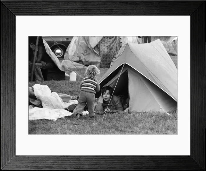 Framed Print : The Seasalter Pop Festival, Kent. 28th August 1976 Framed Print : The Seasalter Pop Festival, Kent. 28th August 1976