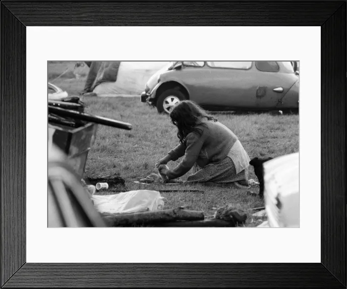 Framed Print : The Seasalter Pop Festival, Kent. 28th August 1976 Framed Print : The Seasalter Pop Festival, Kent. 28th August 1976