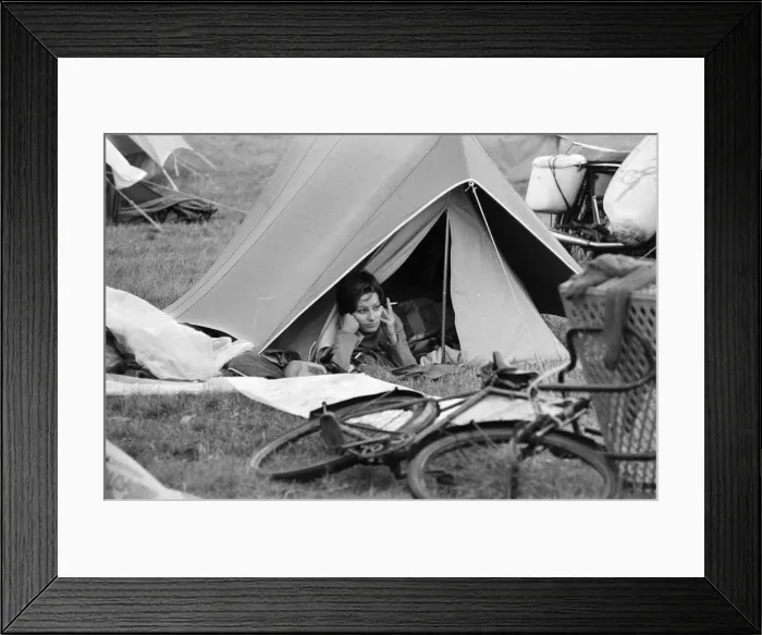 Framed Print : The Seasalter Pop Festival, Kent. 28th August 1976 Framed Print : The Seasalter Pop Festival, Kent. 28th August 1976