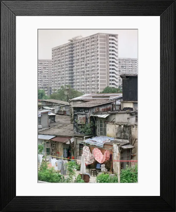 Framed Print : Feature on Hong Kong as former Conservative politician Chris Patten