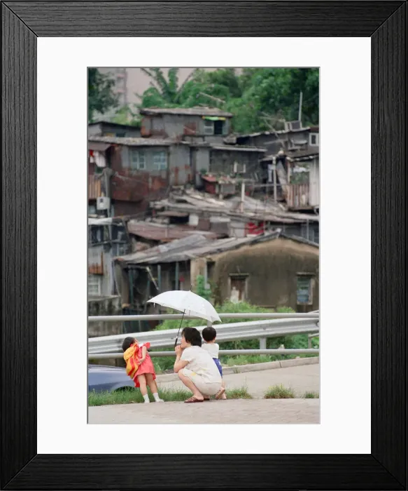 Framed Print : Feature on Hong Kong as former Conservative politician Chris Patten