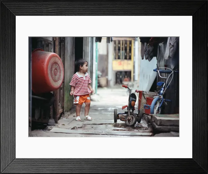 Framed Print : Feature on Hong Kong as former Conservative politician Chris Patten