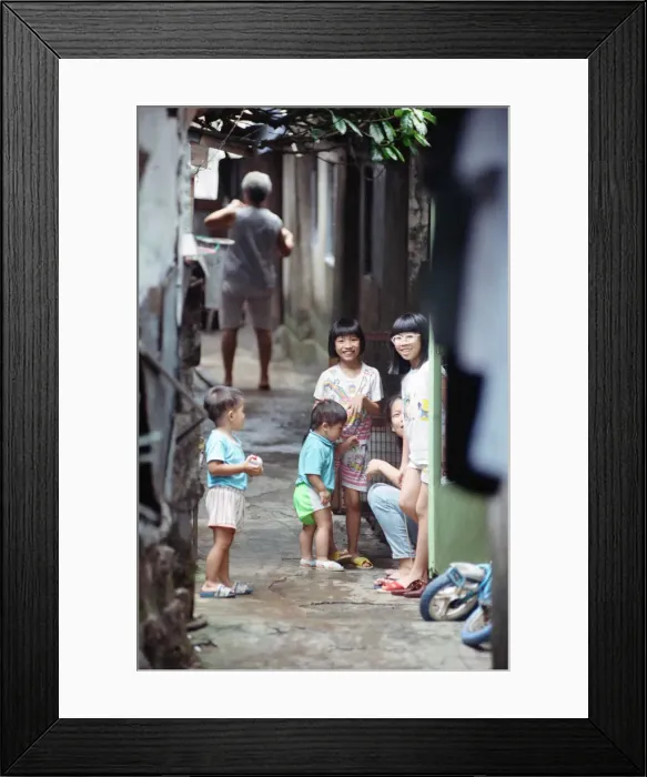 Framed Print : Feature on Hong Kong as former Conservative politician Chris Patten