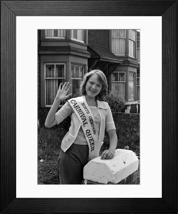 Framed Print : North Ormesby Carnival Queen. Circa 1976 Framed Print : North Ormesby Carnival Queen. Circa 1976