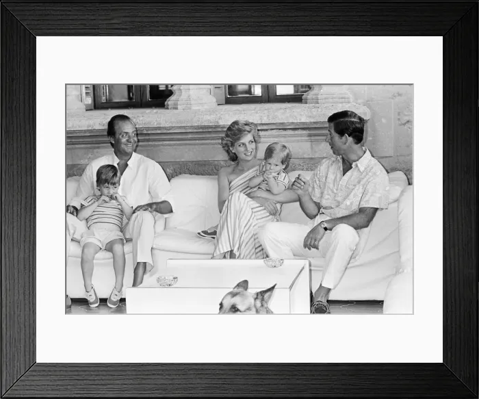Framed Print : HRH Princess Diana, The Princess of Wales and her husband HRH Prince Charles Framed Print : HRH Princess Diana, The Princess of Wales and her husband HRH Prince Charles