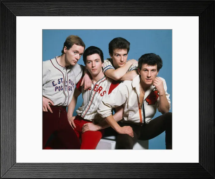 Framed Print : Slik pop group band Circa 1975 Framed Print : Slik pop group band Circa 1975