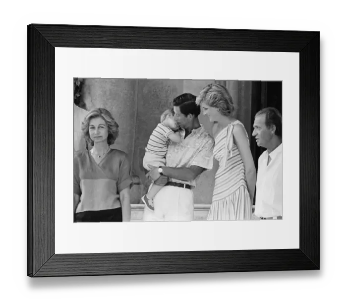 Framed Print : HRH Princess Diana, The Princess of Wales and her husband HRH Prince Charles Framed Print : HRH Princess Diana, The Princess of Wales and her husband HRH Prince Charles