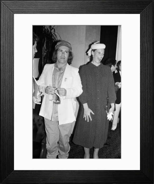 Framed Print : Princess Michael of Kent and Elton John at the Music Therapy Charity Luncheon Framed Print : Princess Michael of Kent and Elton John at the Music Therapy Charity Luncheon