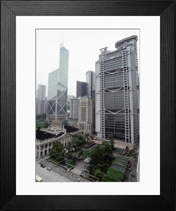 Framed Print : Feature on Hong Kong as former Conservative politician Chris Patten Framed Print : Feature on Hong Kong as former Conservative politician Chris Patten