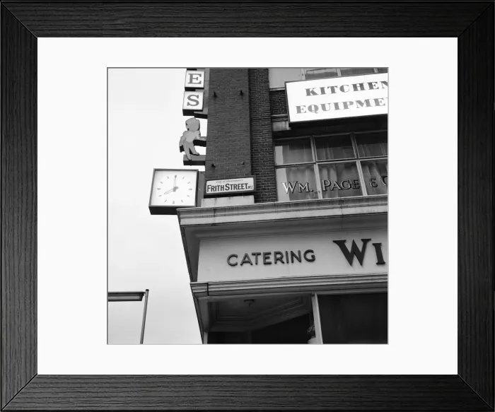 Framed Print : Frith Street, Soho, London, 22nd May 1968 Framed Print : Frith Street, Soho, London, 22nd May 1968