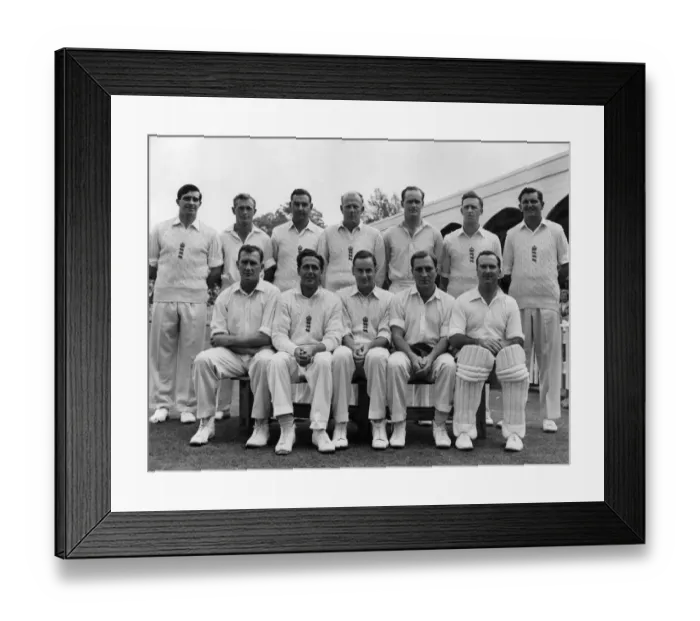 Framed Print : West Indies cricket tour of England 1957, 1st Test, England v West Indies at Edgbaston