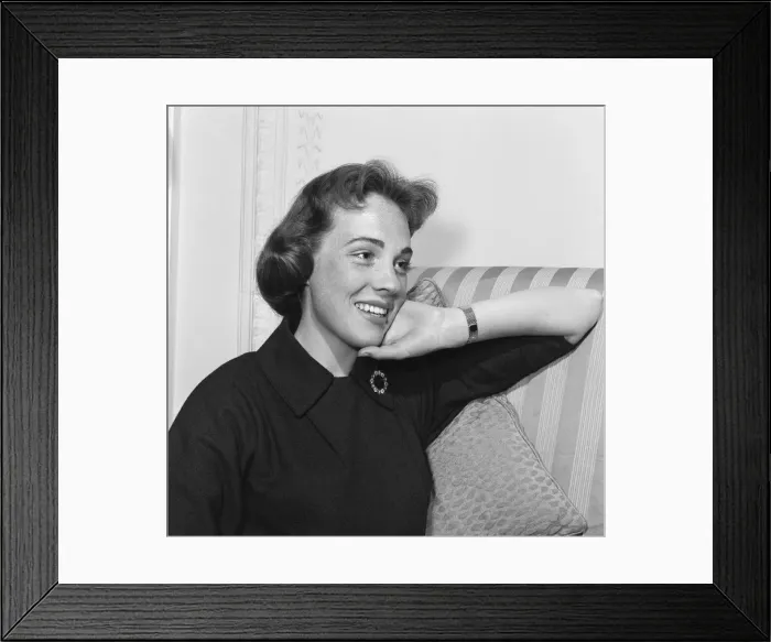 Framed Print : Julie Andrews, the young 24 year old actress playing the part of Eliza Doolittle in My Framed Print : Julie Andrews, the young 24 year old actress playing the part of Eliza Doolittle in My