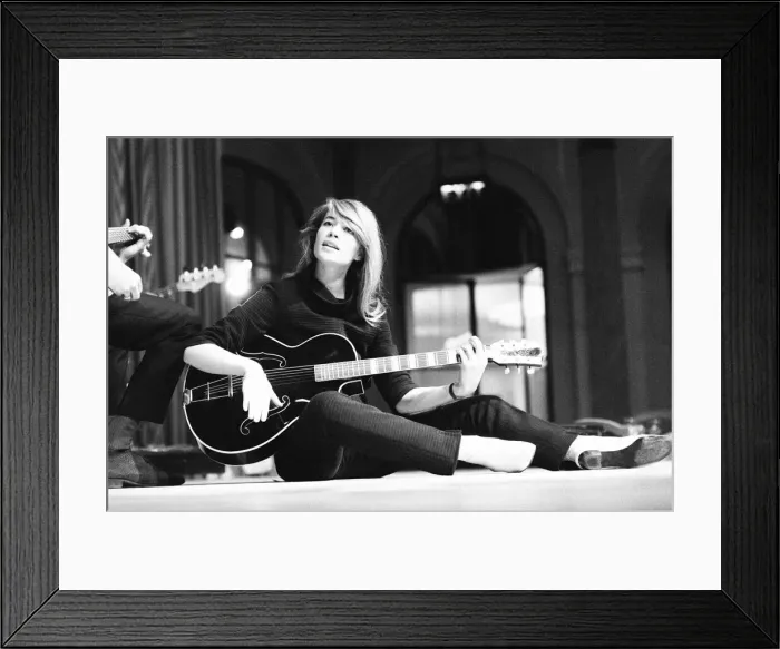 Framed Print : Francoise Hardy, french singer pictured rehearsing her cabaret show which opens Framed Print : Francoise Hardy, french singer pictured rehearsing her cabaret show which opens