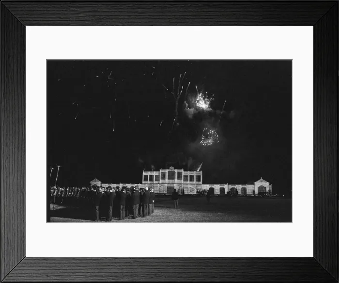 Framed Print : The firework show watched by half a million people in Londons Hyde Park
