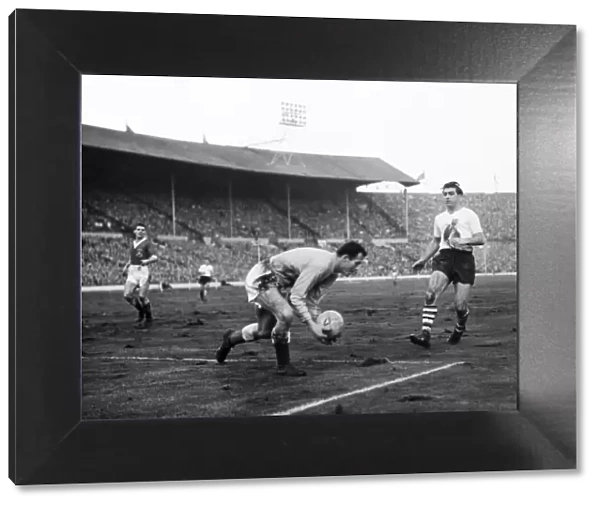 England v Wales at Wembley Stadium playing in the British Home Championship 1960-61
