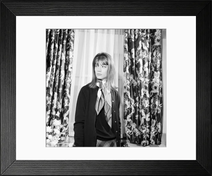 Framed Print : Francoise Hardy, french teenager, will be performing her song Love Goes Away at this Framed Print : Francoise Hardy, french teenager, will be performing her song Love Goes Away at this