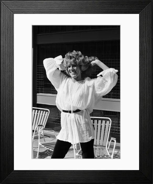 Framed Print : Actress Sue Nicholls. 25th March 1982 Framed Print : Actress Sue Nicholls. 25th March 1982