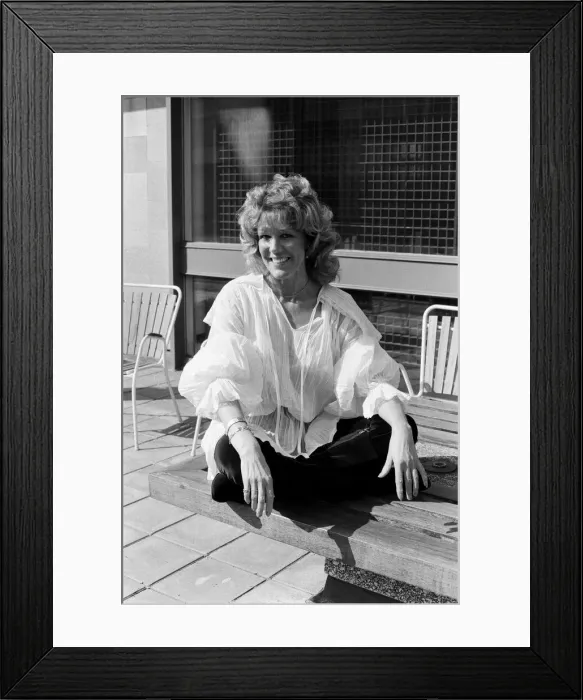 Framed Print : Actress Sue Nicholls. 25th March 1982 Framed Print : Actress Sue Nicholls. 25th March 1982