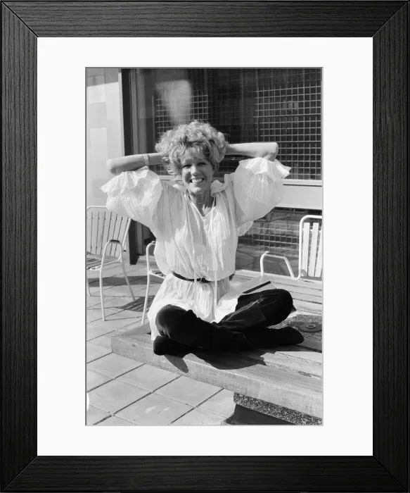 Framed Print : Actress Sue Nicholls. 25th March 1982 Framed Print : Actress Sue Nicholls. 25th March 1982