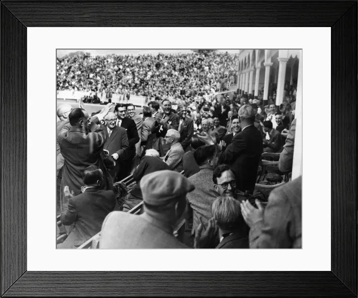 Framed Print : West Indies cricket tour of England 1957, 1st Test, England v West Indies at Edgbaston