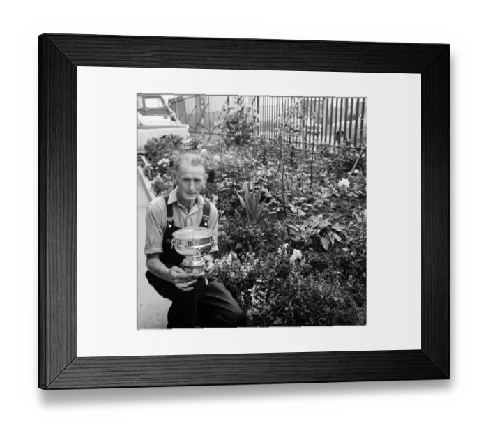 Framed Print : Teesside industry in Britain in Bloom competition. 1971 Framed Print : Teesside industry in Britain in Bloom competition. 1971