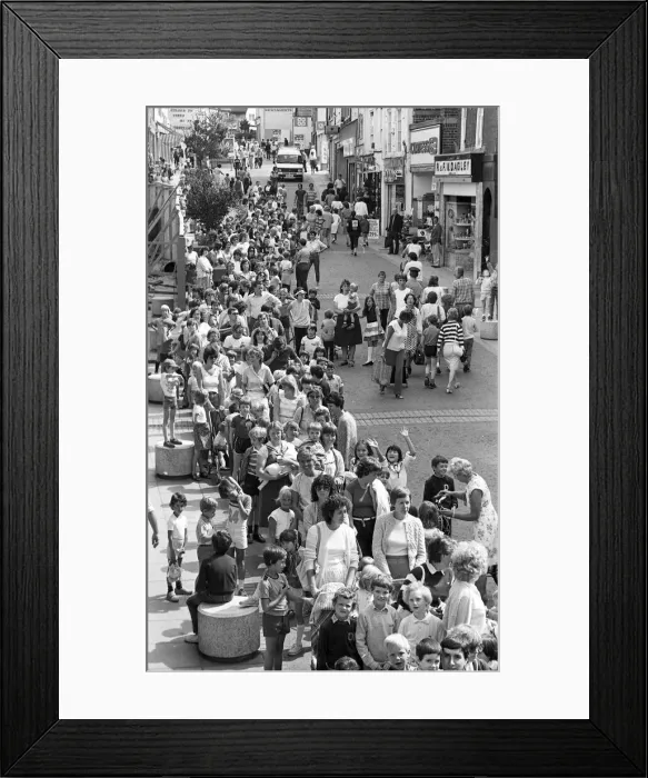 Framed Print : Darth Vader paid a visit to Hinckley in August 1983. The character from Star Wars was Framed Print : Darth Vader paid a visit to Hinckley in August 1983. The character from Star Wars was