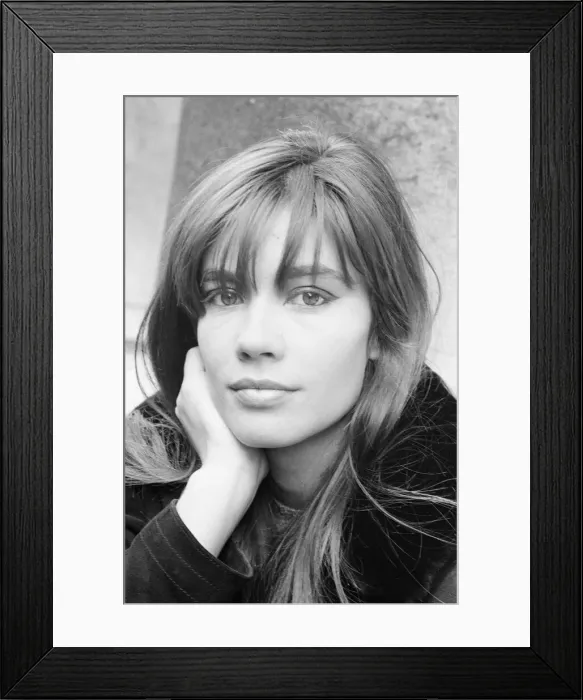 Framed Print : Francoise Hardy, french singer, pictured in Mayfair, London, 11th March 1965 Framed Print : Francoise Hardy, french singer, pictured in Mayfair, London, 11th March 1965