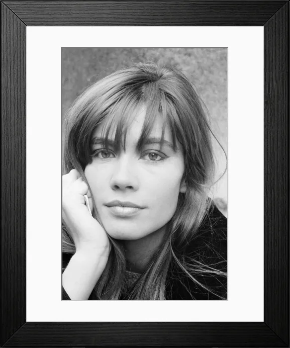 Framed Print : Francoise Hardy, french singer, pictured in Mayfair, London, 11th March 1965 Framed Print : Francoise Hardy, french singer, pictured in Mayfair, London, 11th March 1965