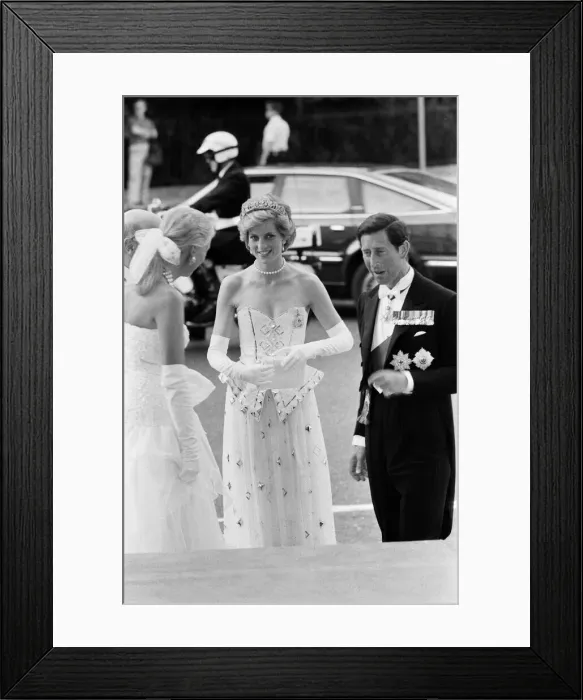 Framed Print : HRH Princess Diana, The Princess of Wales and HRH Prince Charles, The Prince of Wales Framed Print : HRH Princess Diana, The Princess of Wales and HRH Prince Charles, The Prince of Wales