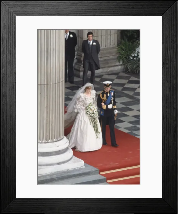 Framed Print : The wedding of HRH Prince Charles, The Prince of Wales, to Lady Diana Spencer Framed Print : The wedding of HRH Prince Charles, The Prince of Wales, to Lady Diana Spencer