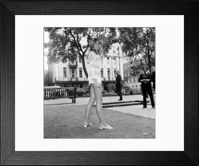 Framed Print : Toomorrow, pop group photo-call in Soho Square, London, ahead of the release (10th July Framed Print : Toomorrow, pop group photo-call in Soho Square, London, ahead of the release (10th July