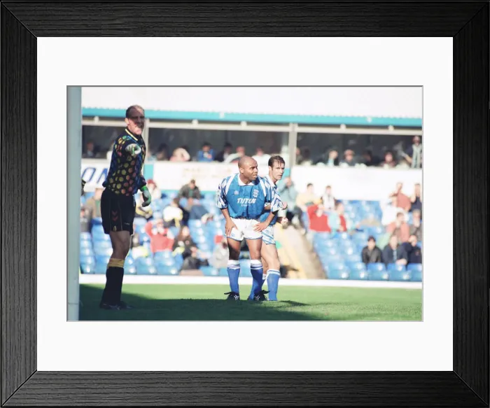 Framed Print : Birmingham 1-0 Watford, league division one match action at St Andrew s