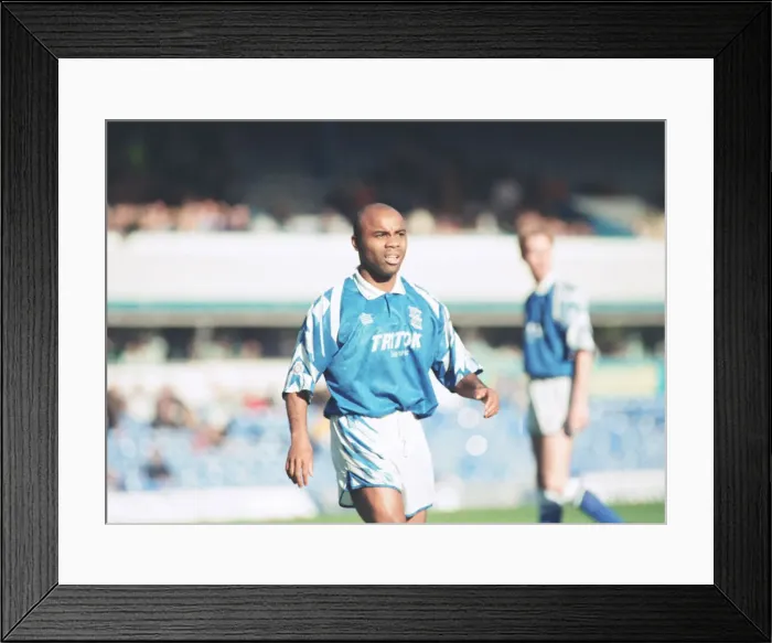 Framed Print : Birmingham 1-0 Watford, league division one match action at St Andrew s