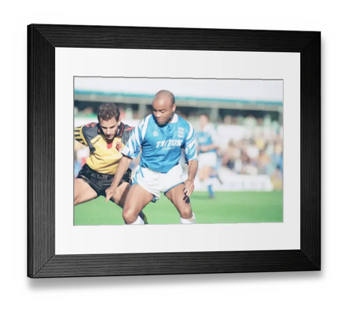 Framed Print : Birmingham 1-0 Watford, league division one match action at St Andrew s Framed Print : Birmingham 1-0 Watford, league division one match action at St Andrew s