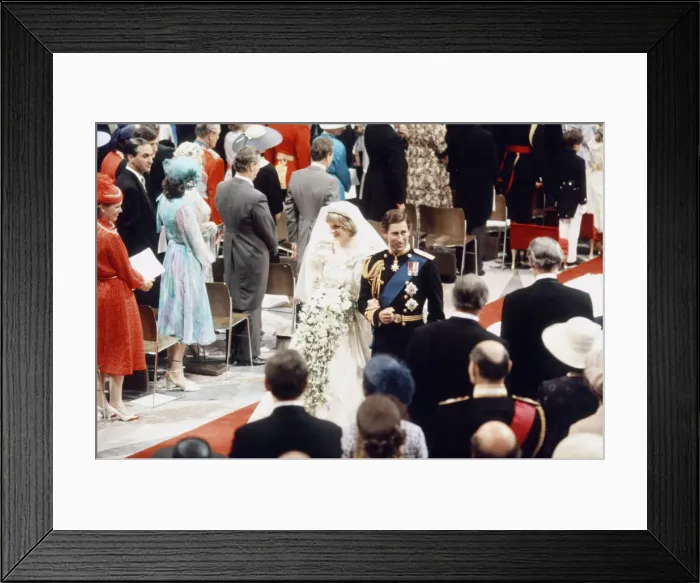Framed Print : The wedding of HRH Prince Charles, The Prince of Wales, to Lady Diana Spencer Framed Print : The wedding of HRH Prince Charles, The Prince of Wales, to Lady Diana Spencer