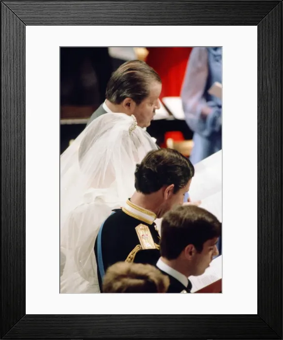 Framed Print : The wedding of HRH Prince Charles, The Prince of Wales, to Lady Diana Spencer Framed Print : The wedding of HRH Prince Charles, The Prince of Wales, to Lady Diana Spencer