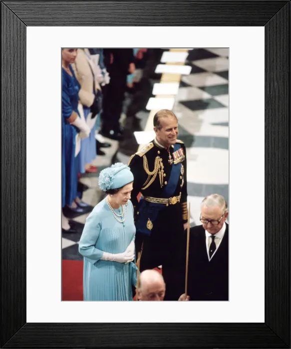 Framed Print : The wedding of HRH Prince Charles, The Prince of Wales, to Lady Diana Spencer