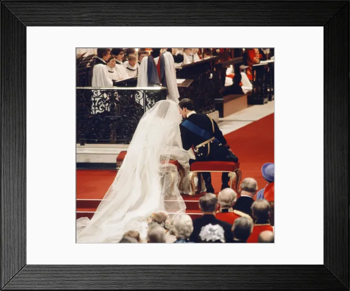 Framed Print : The wedding of HRH Prince Charles, The Prince of Wales, to Lady Diana Spencer Framed Print : The wedding of HRH Prince Charles, The Prince of Wales, to Lady Diana Spencer
