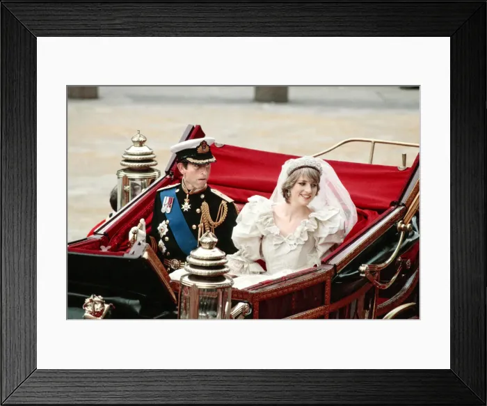 Framed Print : The wedding of HRH Prince Charles, The Prince of Wales, to Lady Diana Spencer Framed Print : The wedding of HRH Prince Charles, The Prince of Wales, to Lady Diana Spencer