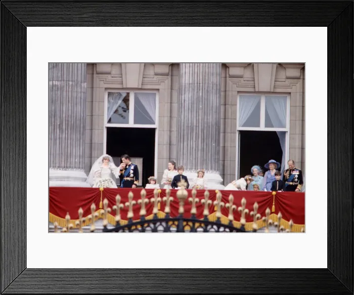 Framed Print : The wedding of HRH Prince Charles, The Prince of Wales, to Lady Diana Spencer