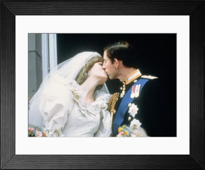Framed Print : The wedding of HRH Prince Charles, The Prince of Wales, to Lady Diana Spencer